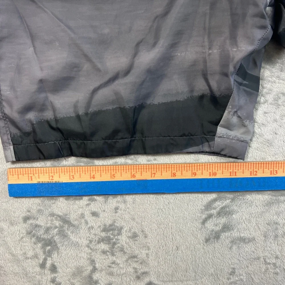 Jordan Poolside Shorts Mens Medium Gray Black Good Jumpman Graphic Summer Active